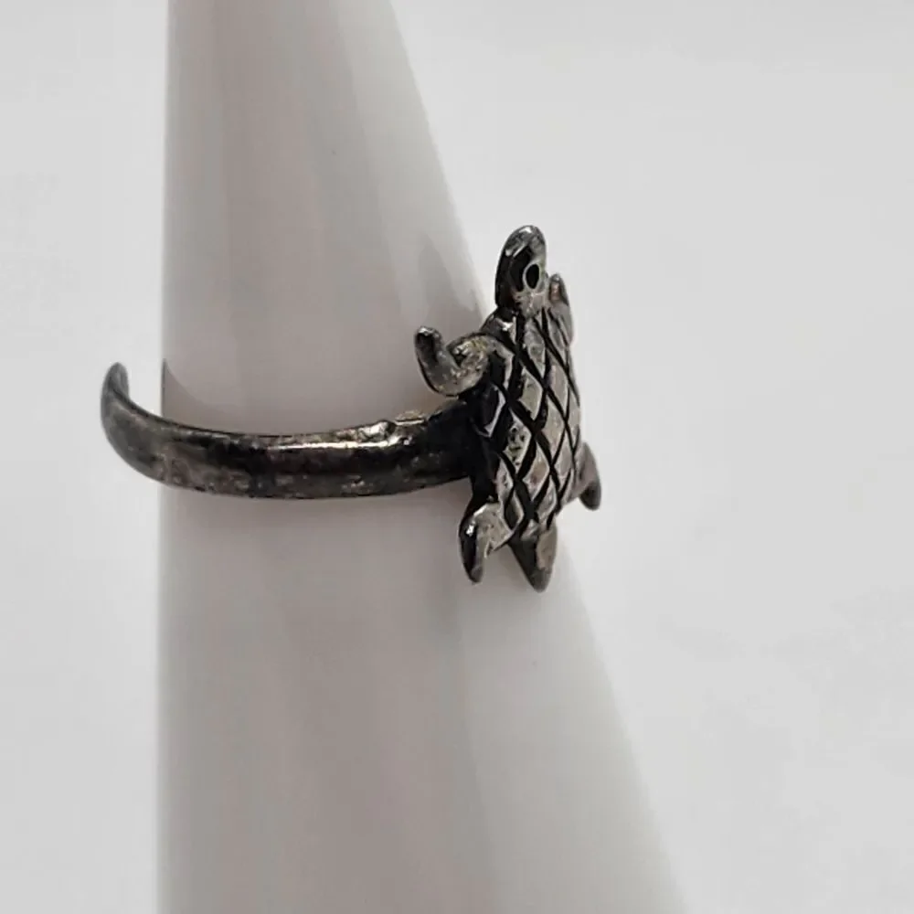 Sterling Silver Turtle Toe Ring